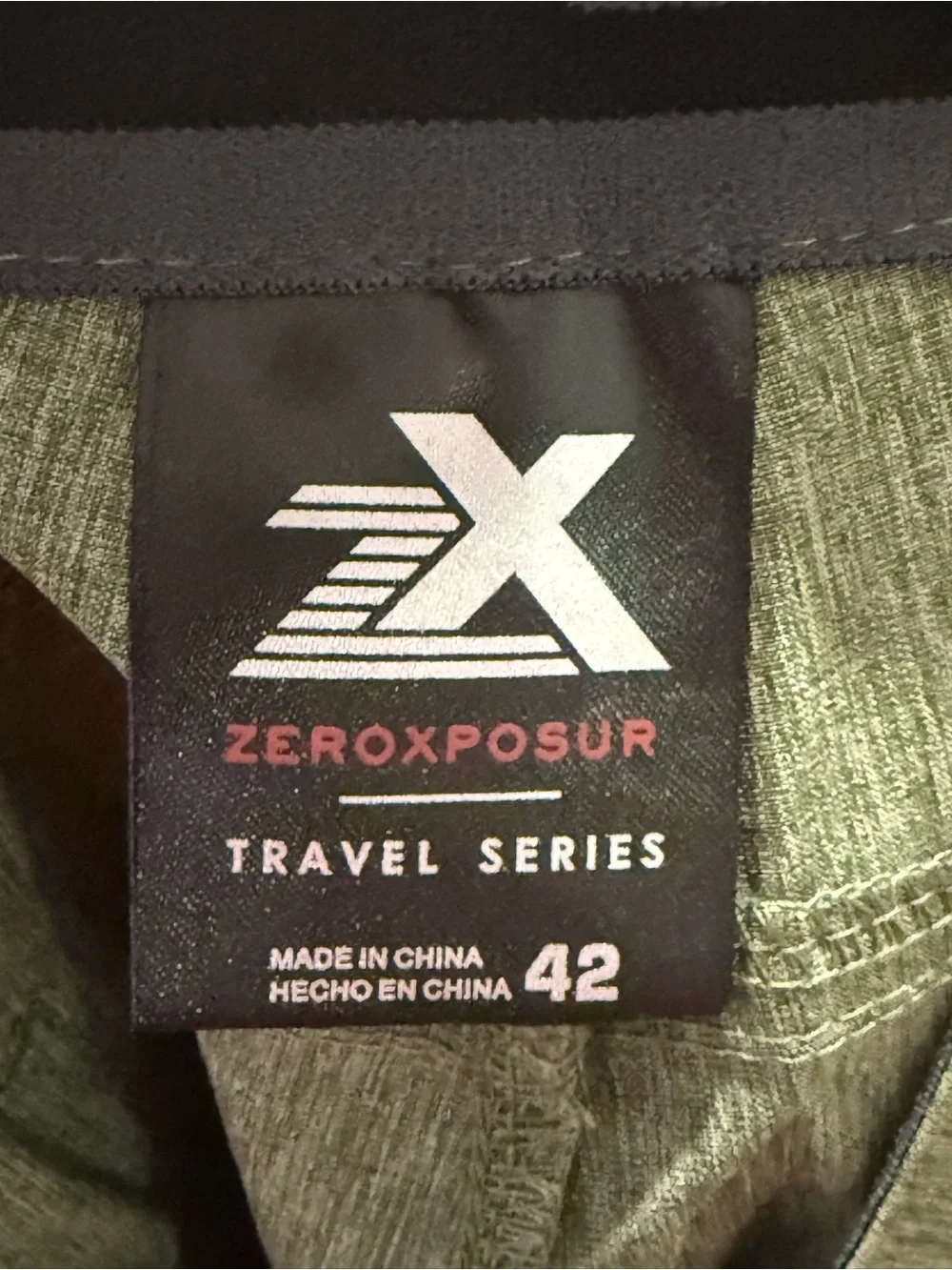 New Zeroxposur 42 Men's Green Performance Shorts w Pockets 261
